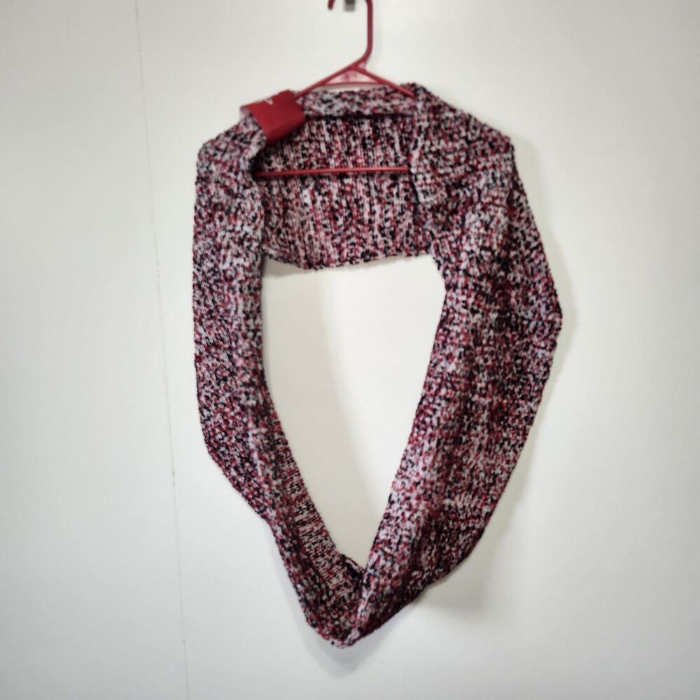 FOCO Houston Rockets Chunky Knit Infinity Scarf Red Black NBA Fan Warm